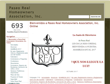 Tablet Screenshot of paseo-real.org